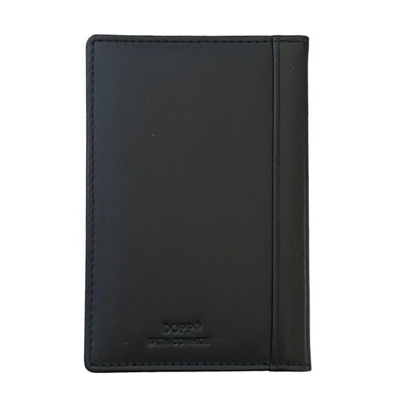 Dopp Black Leather Passport Jacket NWT - Picture 2 of 6